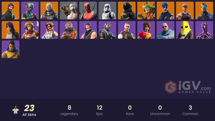 [PC/PSN/XBOX] 23 skins | OG STW | The Reaper | Elite Agent | Sub Commander | Rogue Agent | Havoc | Rex | Carbide | Gear Specialist Maya | 