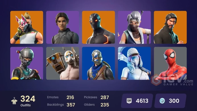 [ALL PLATFORMS]-323 Skin-Merry Mint Axe-Leviathan Axe-The Reaper-Royale Knight-Elite Agent-Blue Squire-OG STW--Take The L-FULL ACCESS-
