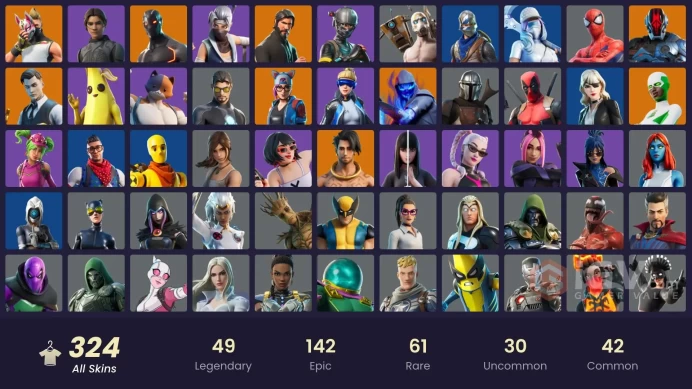 [ALL PLATFORMS]-323 Skin-Merry Mint Axe-Leviathan Axe-The Reaper-Royale Knight-Elite Agent-Blue Squire-OG STW--Take The L-FULL ACCESS-