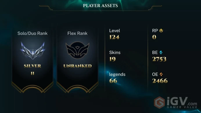 LAN 19 SKINS SILVER 2 66 CHAMPIONS 124 LEVEL INSTANT DELIVERY FULL ACCESS EyNhg