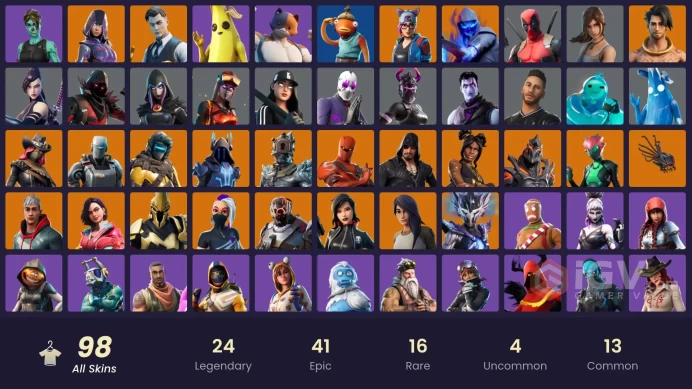 [PC/PSN/XBOX/Nintendo] 98 skins F/A :  | Glow | Gold Brutus | Gold Midas | A.I.M. | The Prisoner | Rox | Vendetta | Zenith | Blackheart | Hybrid