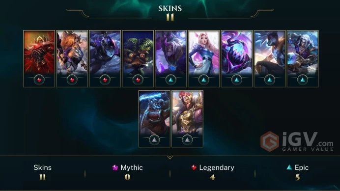  LAN  12 SKINS  GOLD 1  90 CHAMPIONS  68 LEVEL  INSTANT DELIVERY  FULL ACCESS  Exso7 
