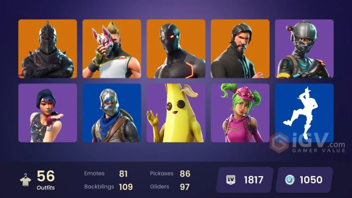 (PC PSN XBOX) 55 skins | Black Knight | Sparkle Specialist | The Reaper | Blue Squire | Royale Knight | Elite Agent | Blue Team Leader | Omega (