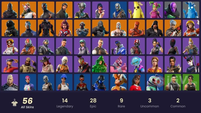(PC PSN XBOX) 55 skins | Black Knight | Sparkle Specialist | The Reaper | Blue Squire | Royale Knight | Elite Agent | Blue Team Leader | Omega (