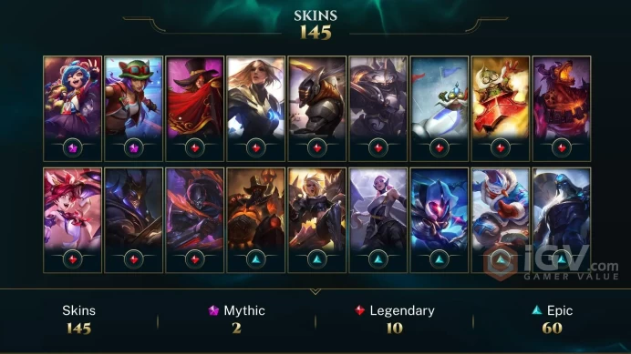 EUW 143 Skins 172 Champs | PROJECT: Pyke | Mecha Rengar | Fae Dragon Ashe | Blood Moon Pyke | Battle Academia Garen | Knockout Lee Sin | LOL0012