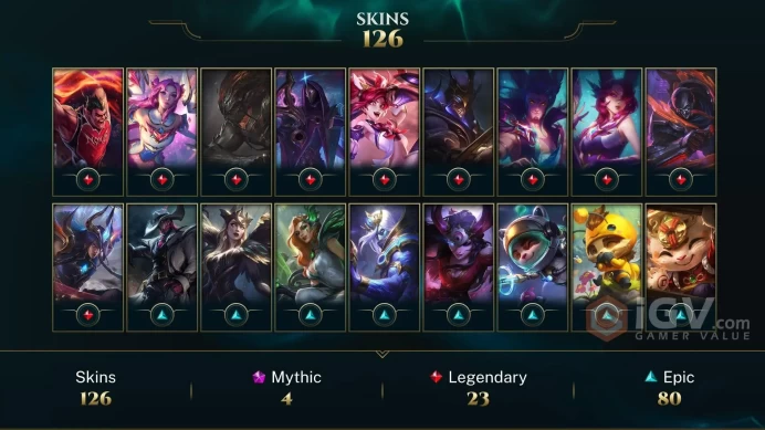 EUW 126 Skins 122 Champs | PROJECT: Pyke | Elderwood Gnar | Fae Dragon Ashe | Dissonance of Pentakill Viego | Inkshadow Volibear | LOL0032