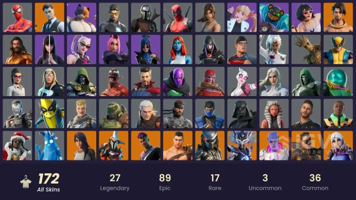 FA - [PSN/XBOX/PC] 172 skins | Gold Brutus | Gold Midas | Gold Meowscles | Lina Scorch | Cloud Striker | Subzero Cryptic | Point Patroller | 
