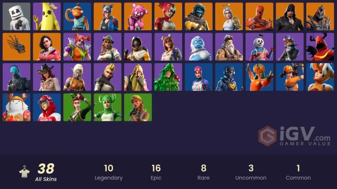 FA - [PSN/XBOX/PC] 38 skins | WORLD CUP | Marshmello | Ark | Rox | Blackheart | Lynx | Zenith | Sentinel | Ruin | Hybrid | Tricera Ops | 