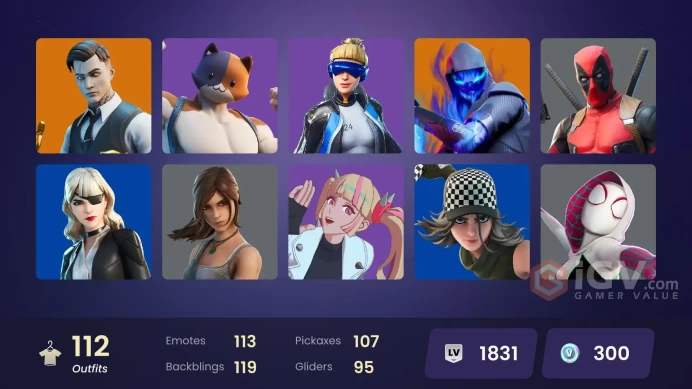 FA - [PSN/XBOX/PC] 112 skins | Neo Versa | Gold Midas | Gold Brutus | Gold Meowscles | Vivi Chroma | Cloud Striker | Sultura | Juke | 