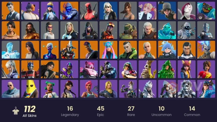 FA - [PSN/XBOX/PC] 112 skins | Neo Versa | Gold Midas | Gold Brutus | Gold Meowscles | Vivi Chroma | Cloud Striker | Sultura | Juke | 