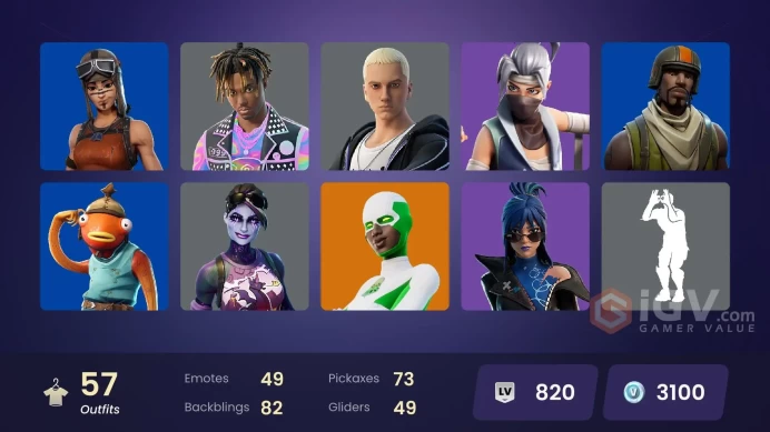 [ALL PLATFORMS]-57 Skin-Renegade Raider-Aerial Assault Trooper-Juice WRLD-Backlash-FULL ACCESS-