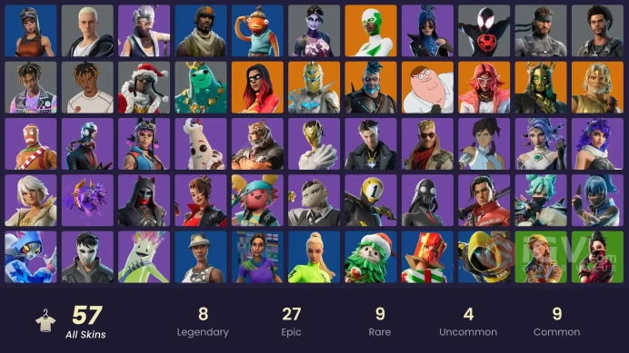 [ALL PLATFORMS]-57 Skin-Renegade Raider-Aerial Assault Trooper-Juice WRLD-Backlash-FULL ACCESS-