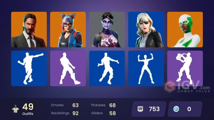 FA - [PSN/XBOX/PC] 49 skins | John Wick | Lynx | Nezumi | Zenith | Backlash | Ronin | Spectra Knight | Omegarok | The Ageless | Kymera |