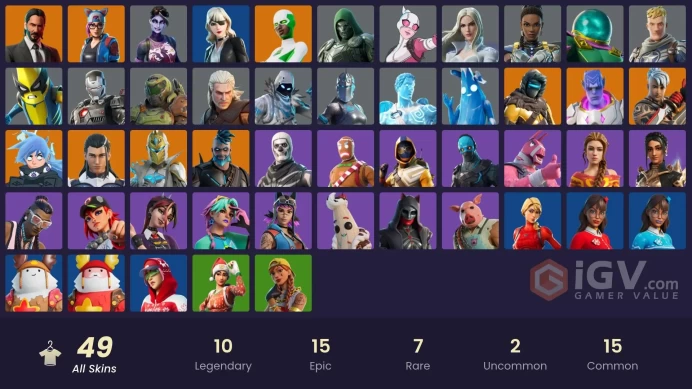 FA - [PSN/XBOX/PC] 49 skins | John Wick | Lynx | Nezumi | Zenith | Backlash | Ronin | Spectra Knight | Omegarok | The Ageless | Kymera |