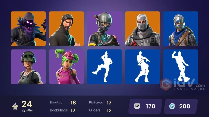 [PC/PSN/XBOX] 24 skins | The Reaper | Blue Squire | Elite Agent | Take The L | Havoc | Trailblazer | Rogue Agent | Sub Commander | Rust Bucket 