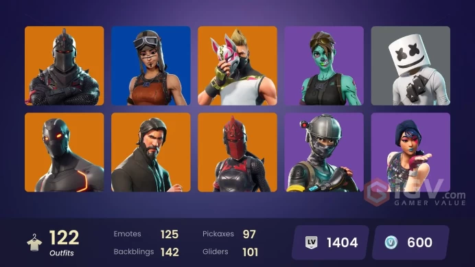 [PC] 111 skins | Black Knight | Sparkle Specialist | The Reaper | Blue Squire | Royale Knight | Take The L |	Y275