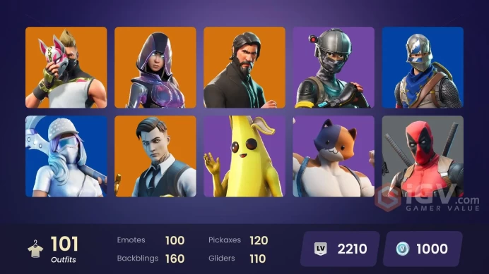 [PC/PSN/XBOX/Nintendo]  101 skins F/A :  Leviathan Axe | Take The L | The Reaper | Glow | Blue Squire | Royale Knight | Elite Agent | Blue Team 