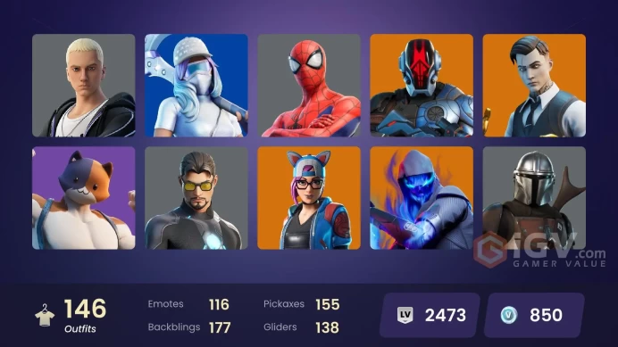 [PC/PSN/XBOX/Nintendo]  146 skins F/A :  Leviathan Axe | OG STW | Dark Skully | Dark Splitter | Gold Brutus | Gold Midas | NBA 75 Swish | Keri C