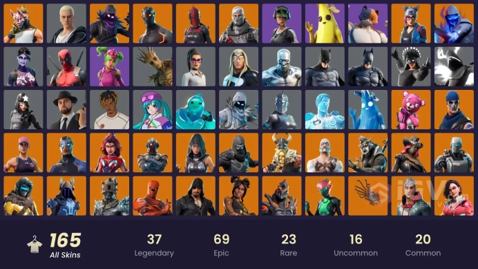 [PC/XBOX/Nintendo]  166 skins F/A :  Merry Mint Axe | OG STW | Trilogy | Havoc | Trailblazer | Sub Commander | Rogue Agent | Ruin | Ultima Knigh