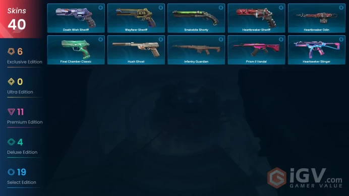 EU [ 40 TOP SKINS + 2 KNIFE ] Recon Balisong + Reaver Phantom + Prelude to Chaos Bulldog + XEROFANG Vandal / full acces