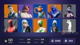 [ALL PLATFORMS]-121 Skin-165 Pickaxes-148 Emotes-Championship Aura-End Zone-Catwoman Comic Book Outfit-Gold Brutus-Gold Midas -FULL ACCESS-