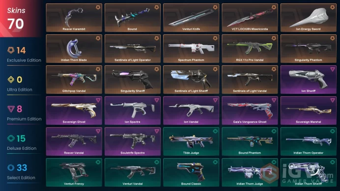 NA+70skins+50000VP+Bronze 3+Ion Energy Sword+VCT LOCK//IN Misericórdia+Sentinels of Light Sheriff+Reaver Karambit+Venturi Knif.3.12.3