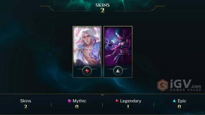 EUW E4 54LP- MID MAIN 55 CHAMP- 2 SKIN- HANDMADE-EMAIL CHANGEABLE - INSTANT DELIVERY 