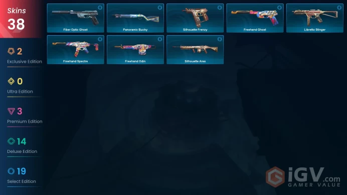 EU-TR / V26:ACT1 PLATINUM 1 / GAIA - PRIME VANDAL / 7000+ VP SPENT / 28 AGENTS / 38 SKINS / CHANGEABLE EMAIL / INSTANT DELIVERY #VIG1/72326MR12