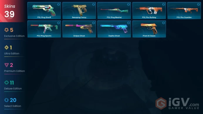 EU-TR / V26:ACT1 DIAMOND 3 / GLITCHPOP DAGGER / CELESTIAL FAN / 19000+ VP SPENT / 27 AGENTS / 39 SKINS /  24/7 INSTANT DELIVERY #VIG1/72926MR12