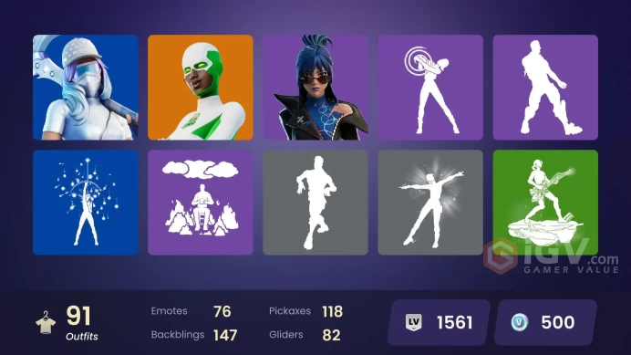 [ALL PLATFORMS]-91 Skin-Cole-Dark Splitter-Dark Skully-Domino-Champion Kyra-FULL ACCESS-CHANGEABLE MAIL