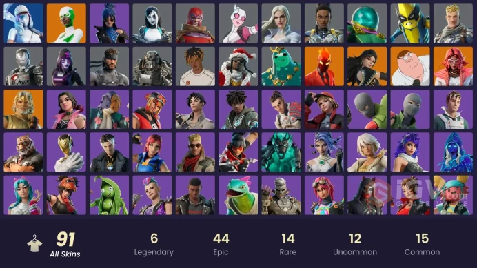 [ALL PLATFORMS]-91 Skin-Cole-Dark Splitter-Dark Skully-Domino-Champion Kyra-FULL ACCESS-CHANGEABLE MAIL