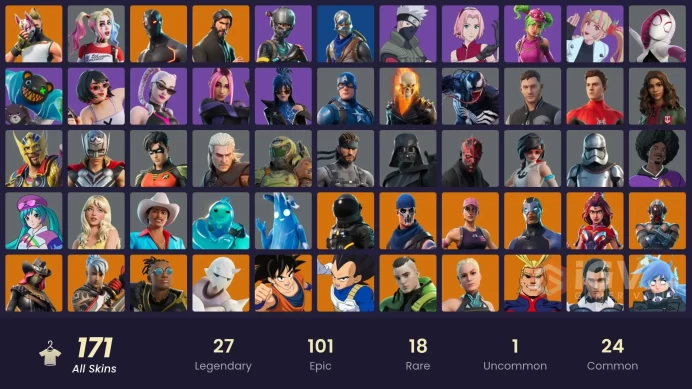 PC/PSN/Xbox/Nintendo 171 skins | OG STW | The Reaper | Blue Squire | Royale Knight | Elite Agent | Blue Team Leader | Blue Striker | Rogue Agent