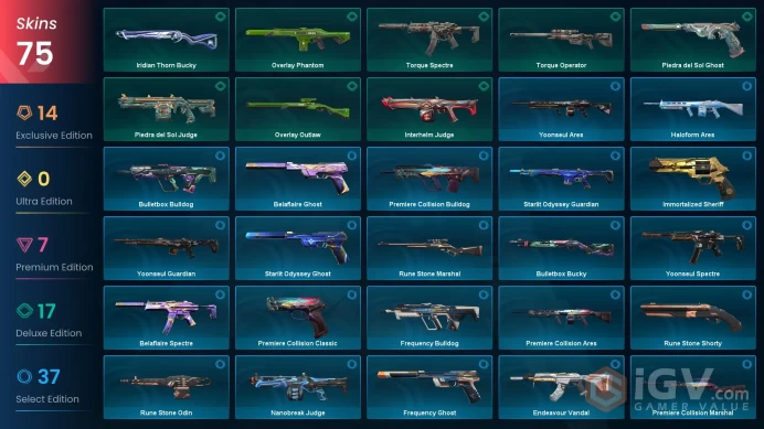 EU [ 75 TOP SKINS + 6 KNIFE ] Magepunk Sparkswitch + Singularity Vandal + Prelude to Chaos Vandal + 2Sentinels of Light Sheriff / full acces