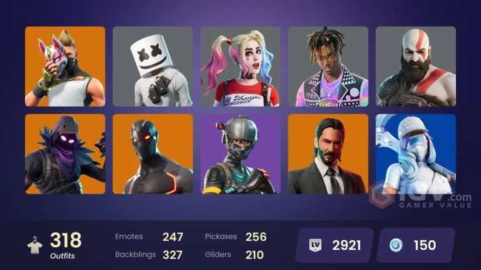 [ALL PLATFORMS]-318 Skin-OG STW-Kratos-Elite Agent-Take The L-Leviathan Axe-Vertex-Omega-Spider Knight-Black Widow Outfit-FULL ACCESS-