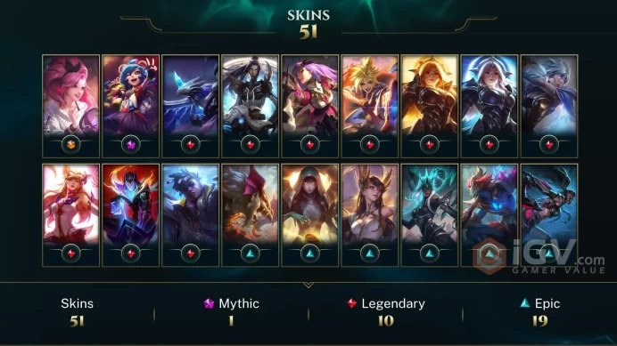 EUW League Account: +50 Skins | Full Access | Instant Delivery!