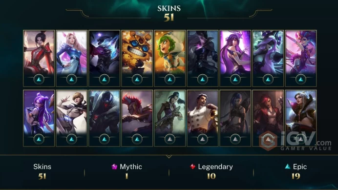 EUW League Account: +50 Skins | Full Access | Instant Delivery!