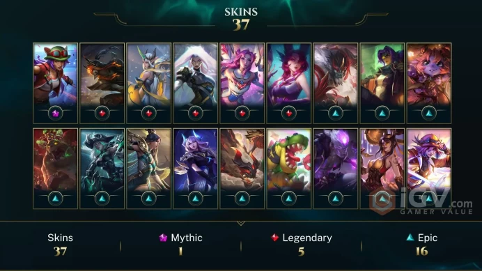 Cuenta LOL LAS | Nivel 184 | 40 Skins | Full Access