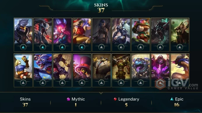 Cuenta LOL LAS | Nivel 184 | 40 Skins | Full Access