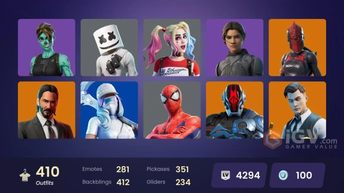 [PC/XBOX/NIN] 410 skins | Chani | Renee | Catwomen | Lara croft | Neo Versa | Gold Brutus | WORLD CUP | Gold Meowscles | Gold Midas