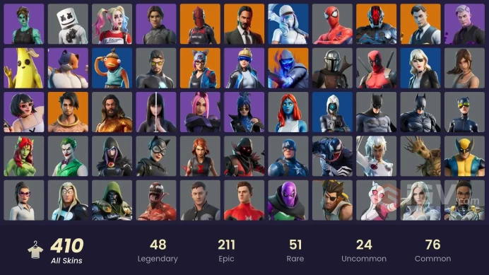 [PC/XBOX/NIN] 410 skins | Chani | Renee | Catwomen | Lara croft | Neo Versa | Gold Brutus | WORLD CUP | Gold Meowscles | Gold Midas