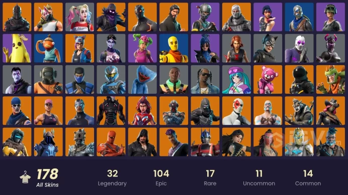 FA | 155 skins | OG STW | Black Knight | Sparkle Specialist | IKONIK | The Reaper | Blue Squire | Royale Knight | Elite Agent | Omega (stage 5) 
