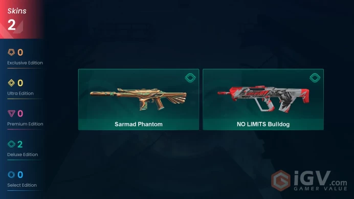 EU 2 skins | NO LIMITS Bulldog | Sarmad Phantom | V0345