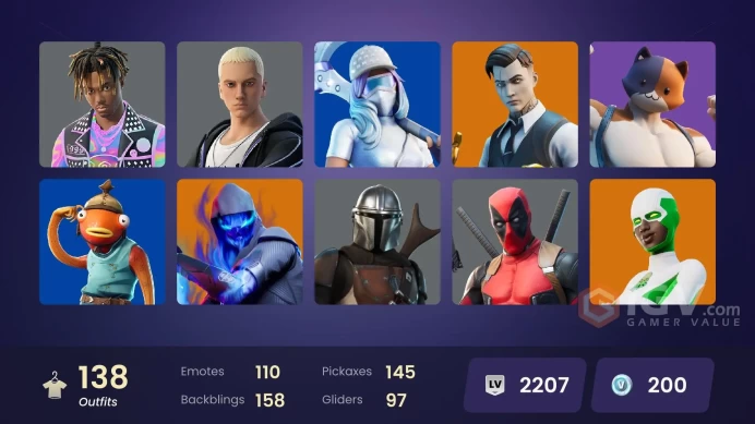[ALL PLATFORMS]-140 Skin-145 pickaxes -Catwoman Zero-Backlash-Playboi Carti-Rove-Tyler, The Creator-Juice WRLD-FULL ACCESS-