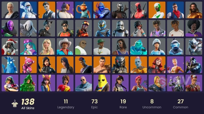 [ALL PLATFORMS]-140 Skin-145 pickaxes -Catwoman Zero-Backlash-Playboi Carti-Rove-Tyler, The Creator-Juice WRLD-FULL ACCESS-