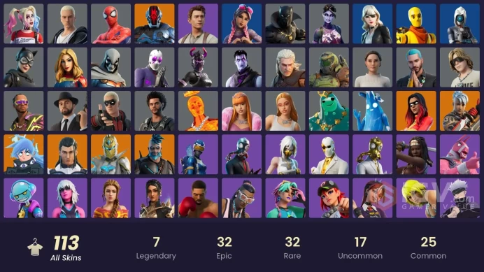 [ALL PLATFORMS]-113 Skin-Heron Stance Hero-Dynamo-Catwoman Zero-Mogul Master-Hana-Michonne-Lewis Hamilton-Harley Quinn-FULL ACCESS-