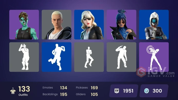 [ALL PLATFORMS]-133 Skin-Dynamo Dancer-Spectra Knight-Clix-Padmé Amidala-FULL ACCESS-