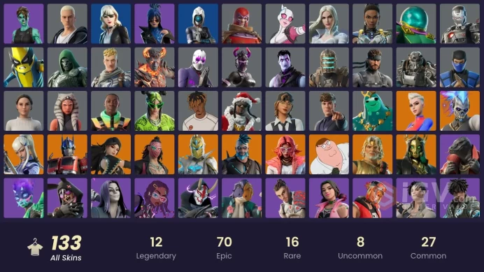 [ALL PLATFORMS]-133 Skin-Dynamo Dancer-Spectra Knight-Clix-Padmé Amidala-FULL ACCESS-