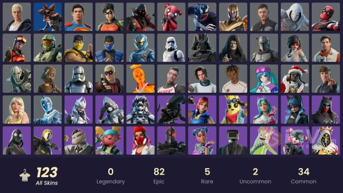 [ALL PLATFORMS]-Demogorgon (RARE)-Darth Vader Samurai-Moon Knight-Master Chief-Scorpion (MK3)-Heroic Hope-Mercenary Kor-FULL ACCESS-