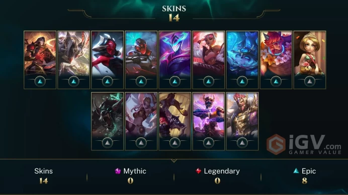 [EUW] - Silver III / 16 Skins / Changeable Mail | Instant Delivery | Lifetime Warranty | 100% Handmade & Secure | 24/7 Support