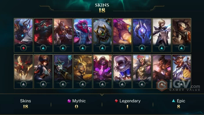 [EUW] - Silver IV / 21 Skins / Changeable Mail | Instant Delivery | Lifetime Warranty | 100% Handmade & Secure | 24/7 Support